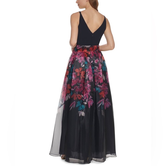 ELIZA J Floral Ballgown | Size 6 | - Picture 6 of 15